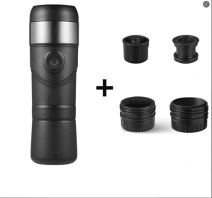 PSNKB90B+  Portable electric coffee machine with heating function, car capsule coffee 12V charging (USB dual magnetic suction) (PSNKB90B: PSNKB90+)